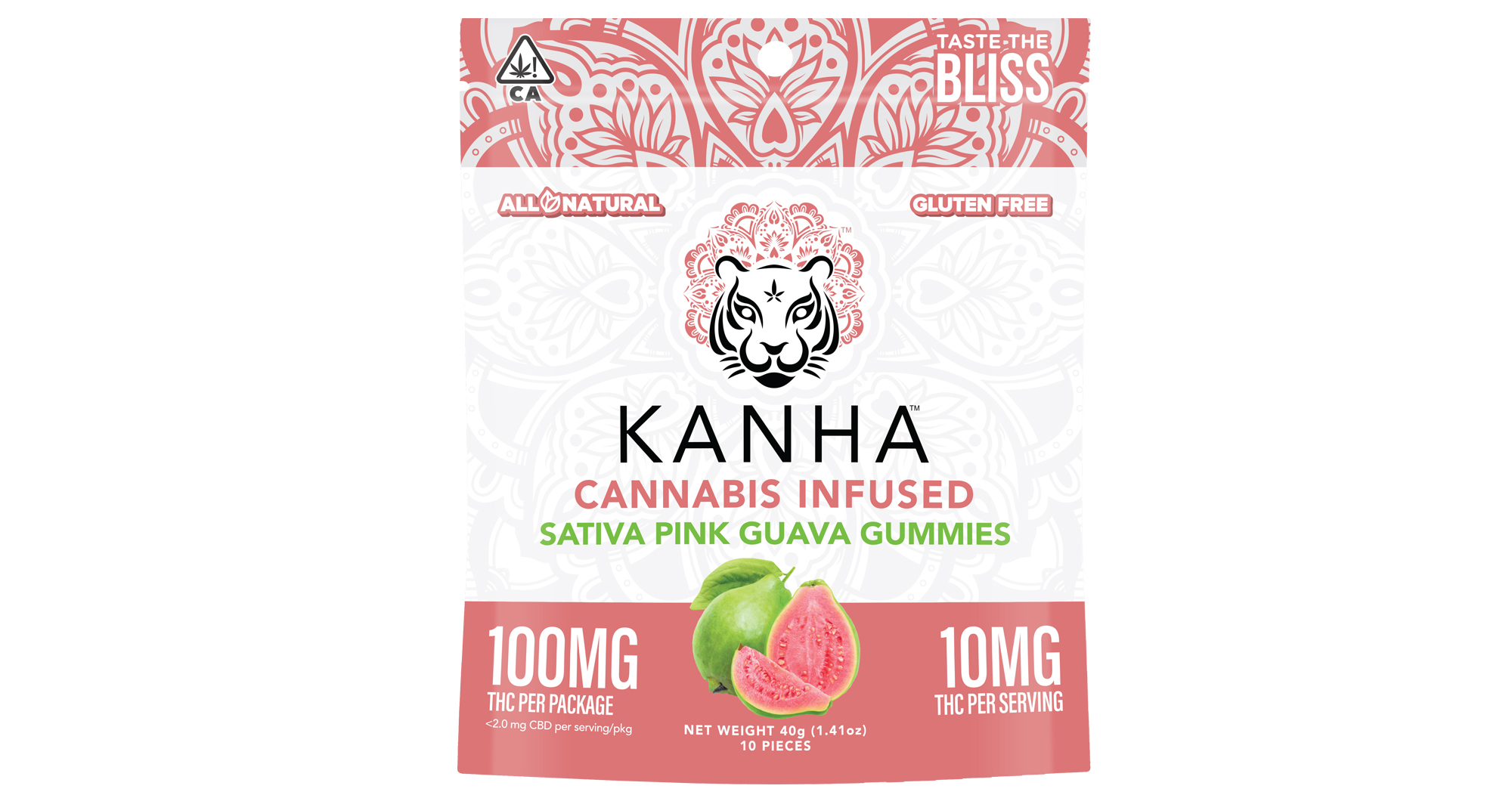 Kanha - Pink Guava Sativa Gummies - 100mg